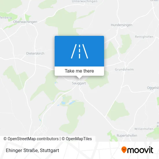 Карта Ehinger Straße