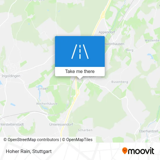 Карта Hoher Rain