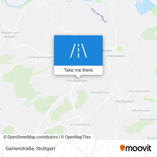 Карта Gartenstraße