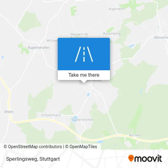 Sperlingsweg map