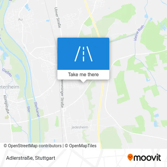 Карта Adlerstraße