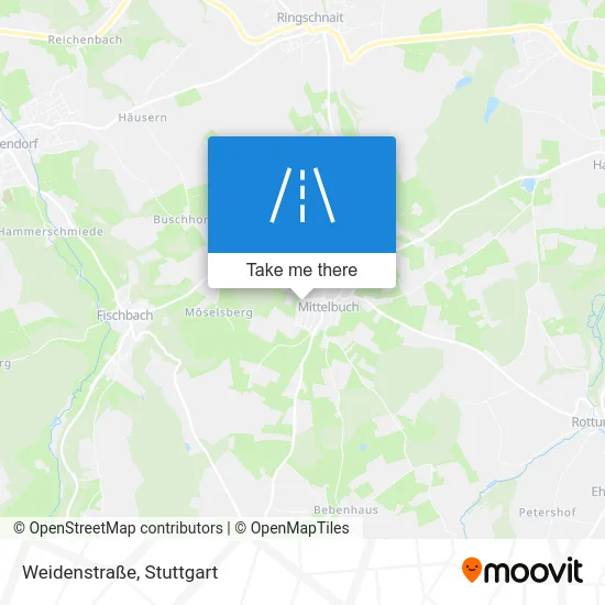 Карта Weidenstraße