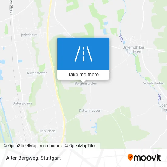 Карта Alter Bergweg