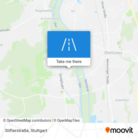 Карта Stifterstraße