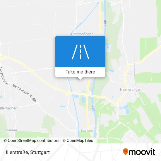 Карта Illerstraße