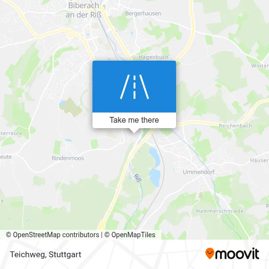 Teichweg map
