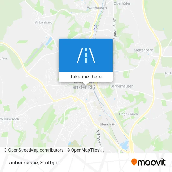 Карта Taubengasse