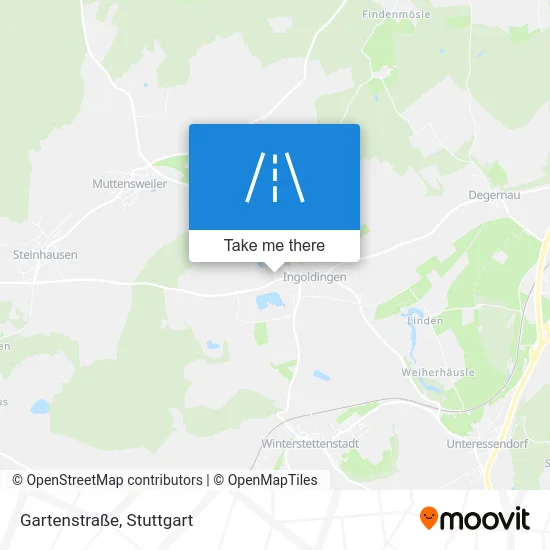Карта Gartenstraße