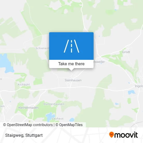 Staigweg map
