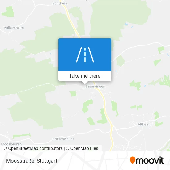 Карта Moosstraße