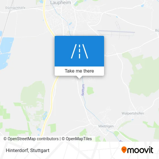 Карта Hinterdorf