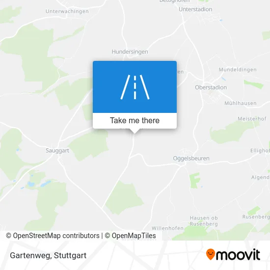 Карта Gartenweg