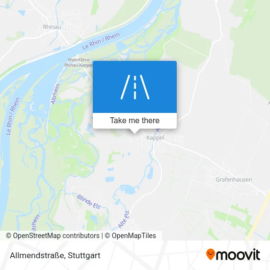 Карта Allmendstraße