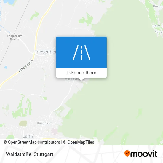 Карта Waldstraße