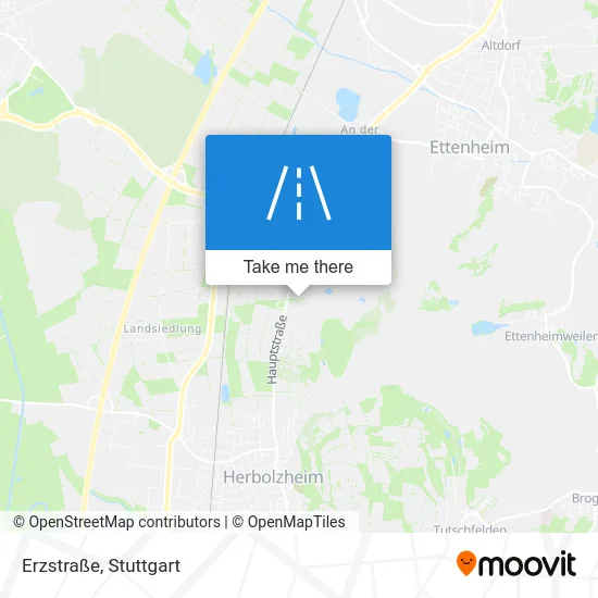 Карта Erzstraße