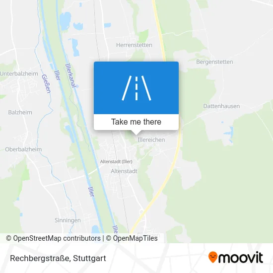Карта Rechbergstraße