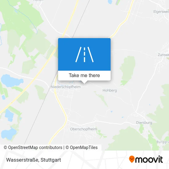 Карта Wasserstraße