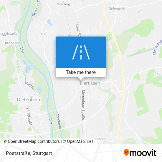 Карта Poststraße