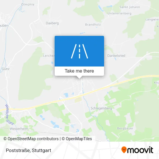 Карта Poststraße
