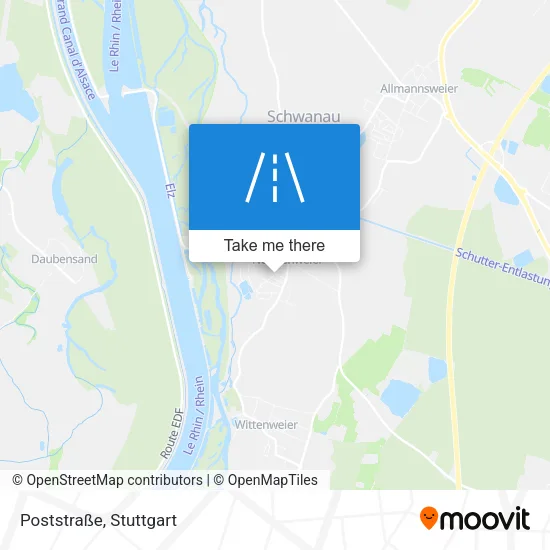 Карта Poststraße