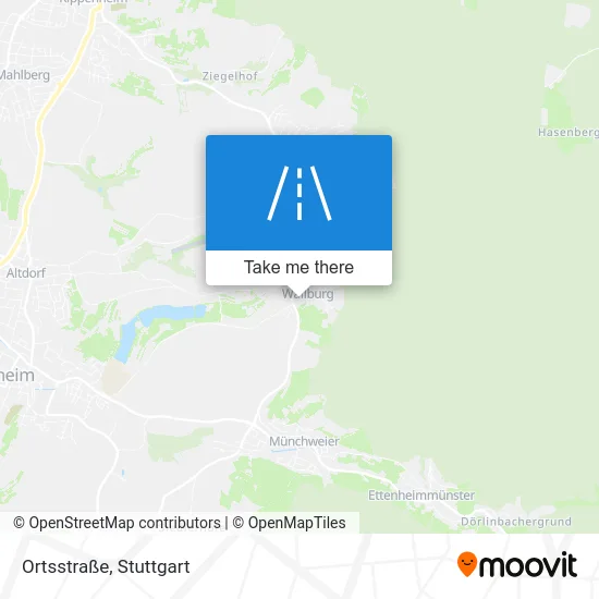 Карта Ortsstraße