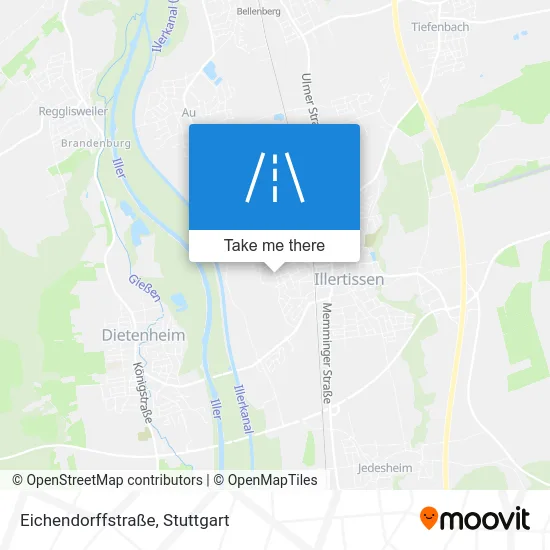 Карта Eichendorffstraße