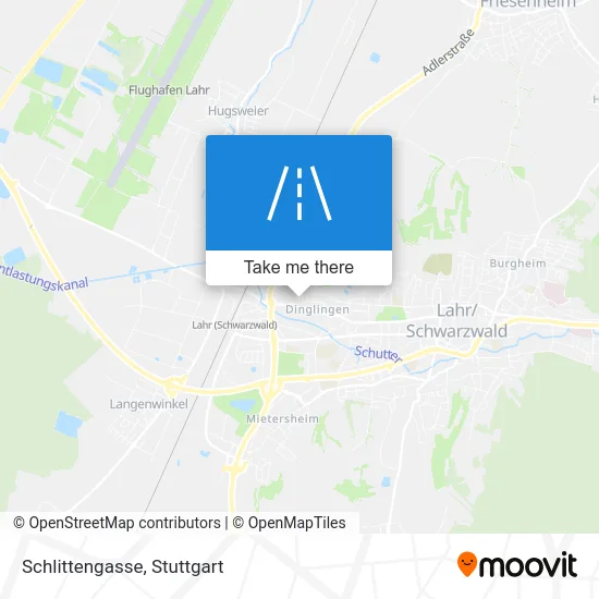 Карта Schlittengasse