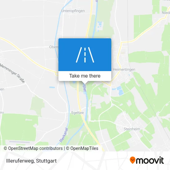 Карта Illeruferweg