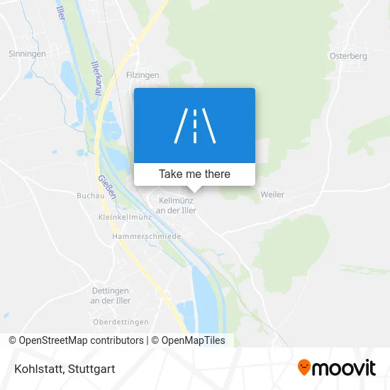 Карта Kohlstatt