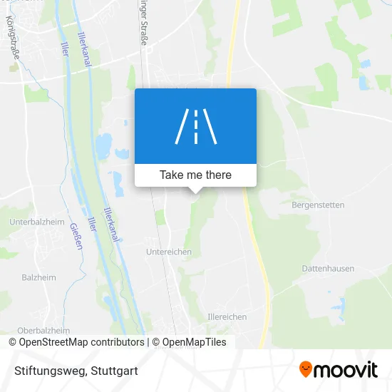 Карта Stiftungsweg