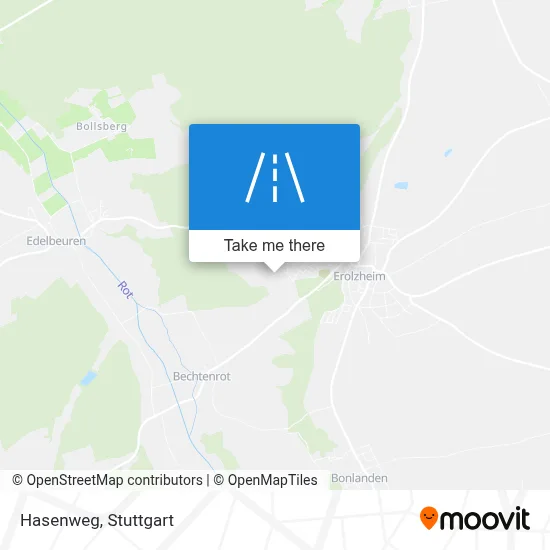 Hasenweg map