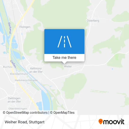 Weiherweg map