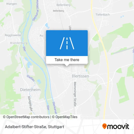 Карта Adalbert-Stifter-Straße