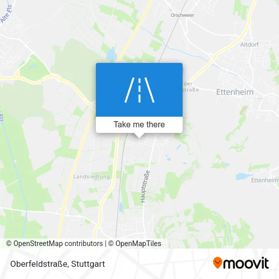 Карта Oberfeldstraße