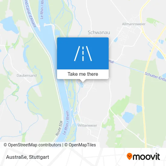 Карта Austraße