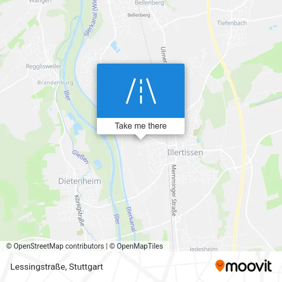 Карта Lessingstraße