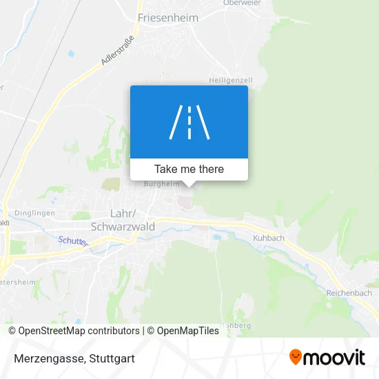 Карта Merzengasse