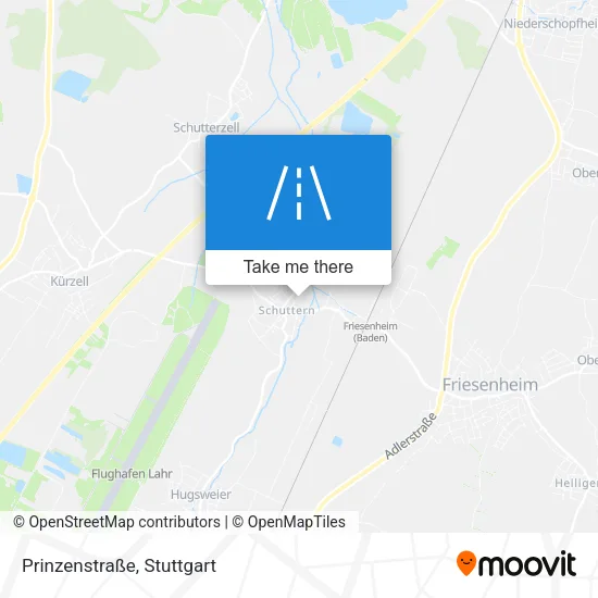 Карта Prinzenstraße