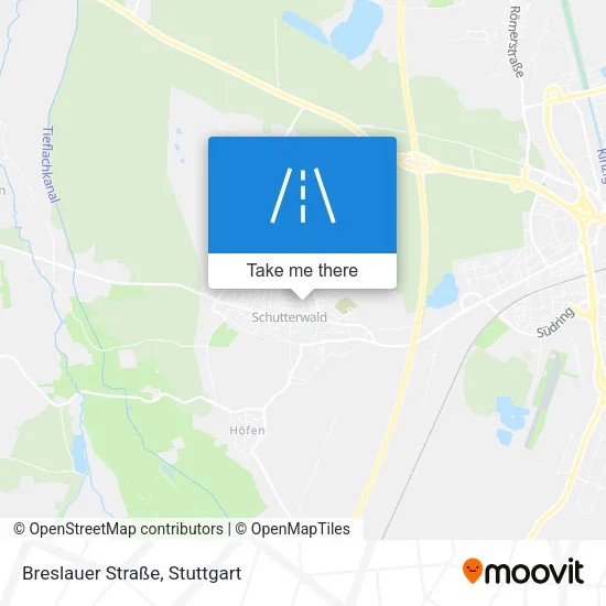 Карта Breslauer Straße