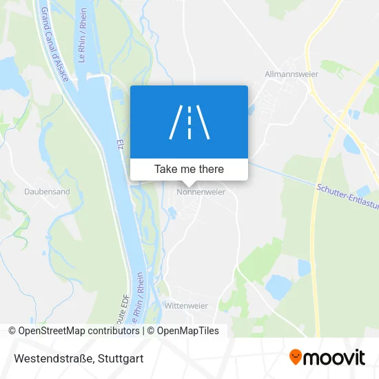 Карта Westendstraße