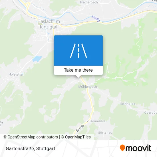 Карта Gartenstraße