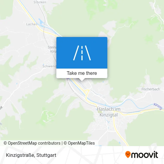 Карта Kinzigstraße