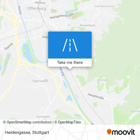 Карта Heidengasse