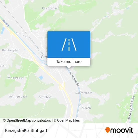 Карта Kinzigstraße