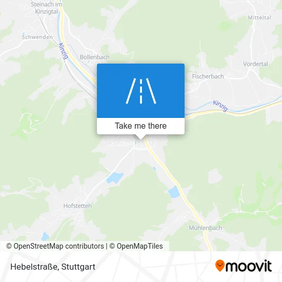Карта Hebelstraße