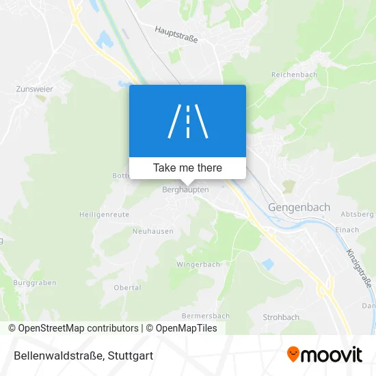Карта Bellenwaldstraße