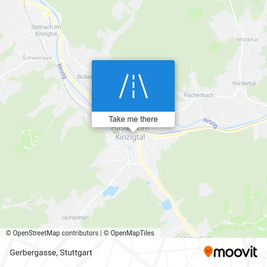 Карта Gerbergasse