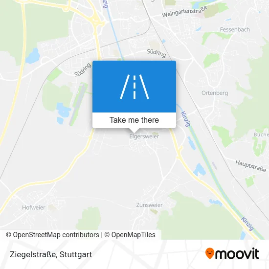 Карта Ziegelstraße