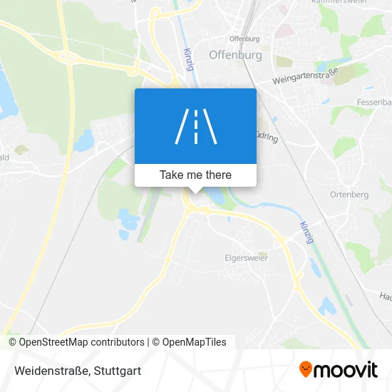 Карта Weidenstraße