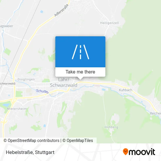 Карта Hebelstraße